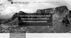 Desktop Screenshot of misterblind.co.za